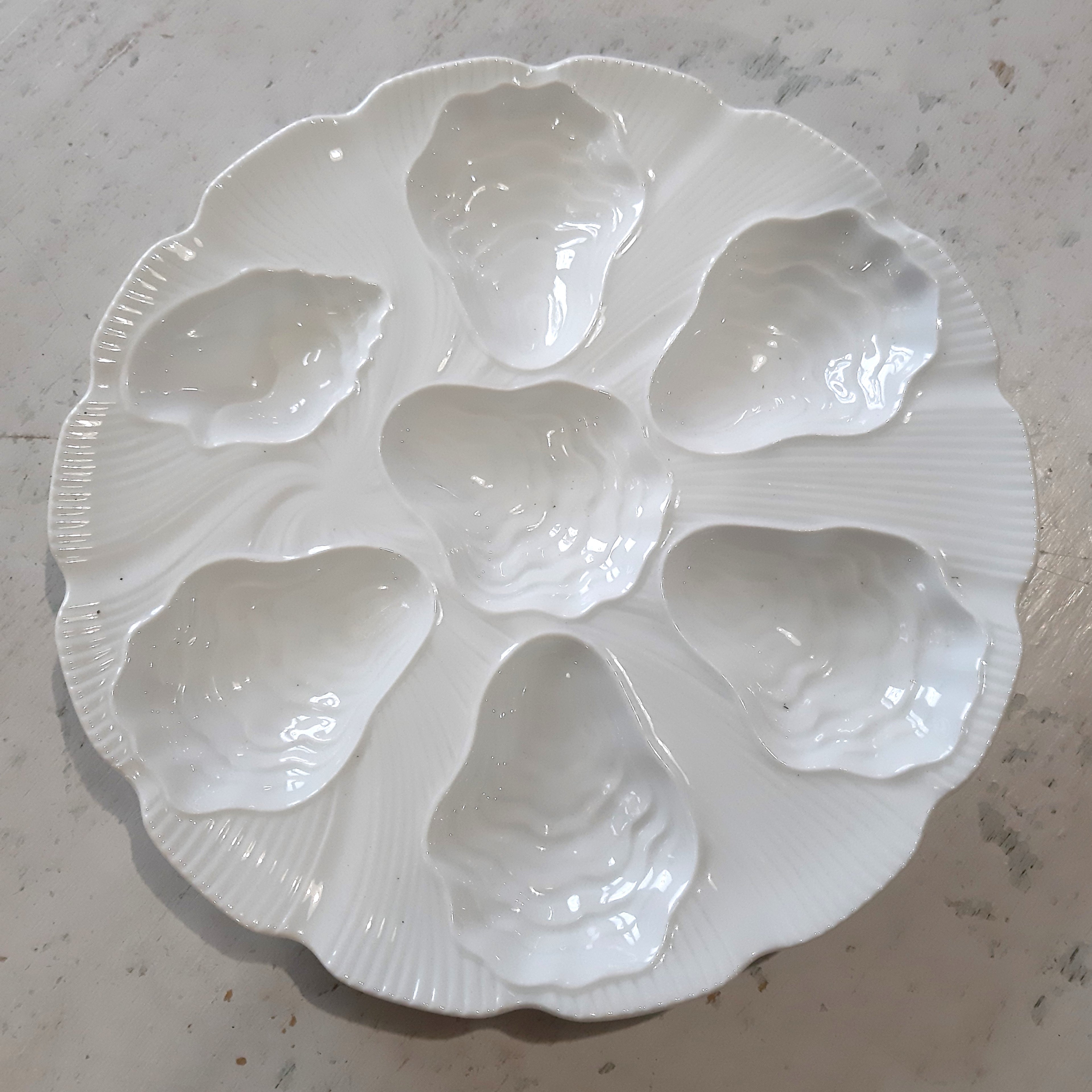 Assiette à Huîtres - Collection Tahiti - Porcelaine de Limoges