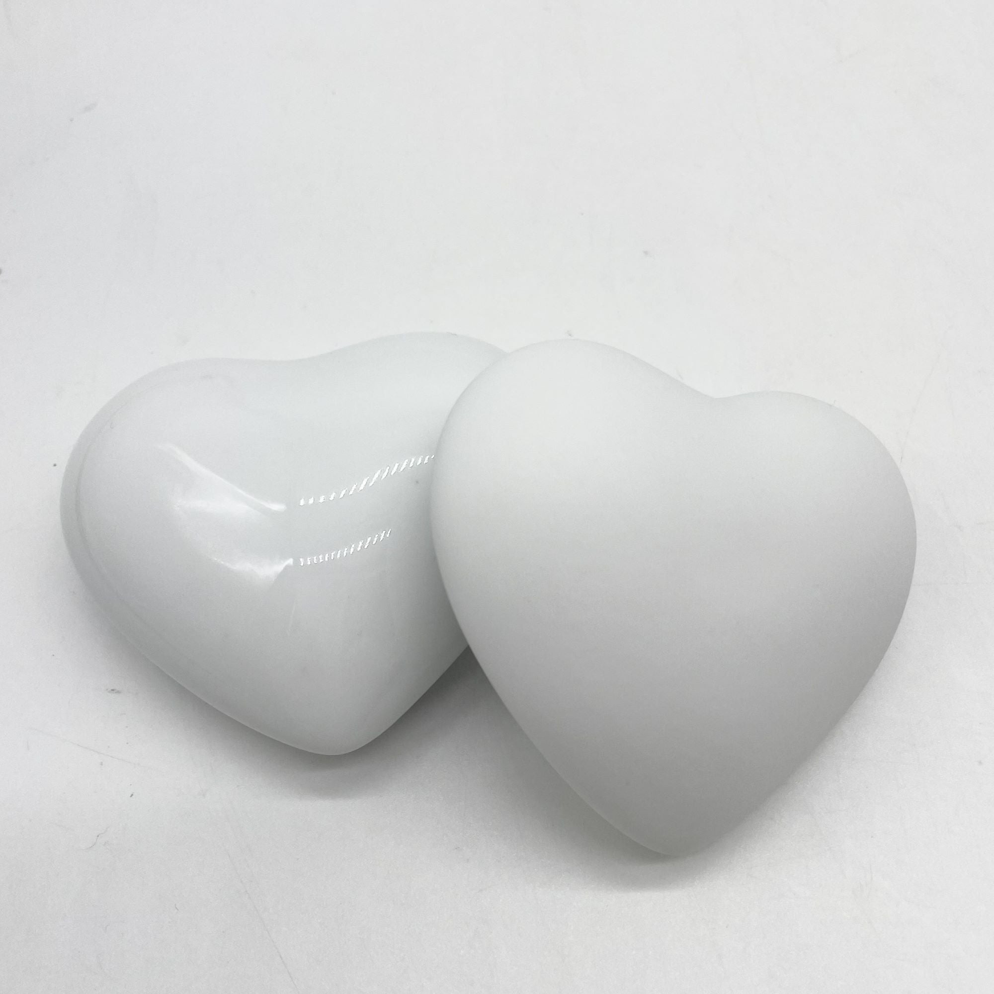 Coeur Galet émaillé - Porcelaine de Limoges